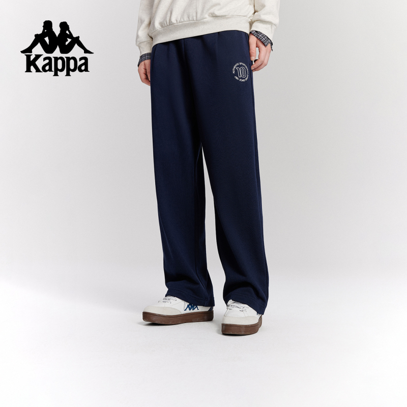 Kappa Men's New Autumn Casual Embroidered Straight-Leg Knit Pants