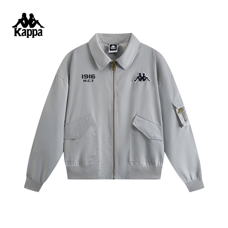 Kappa Retro Flight Jacket for Men 2026 New Sports American Style Casual Outerwear Trendy Kappa Retro Flight Jacket for Men 2026 New Sports American Style Casual Outerwear Trendy