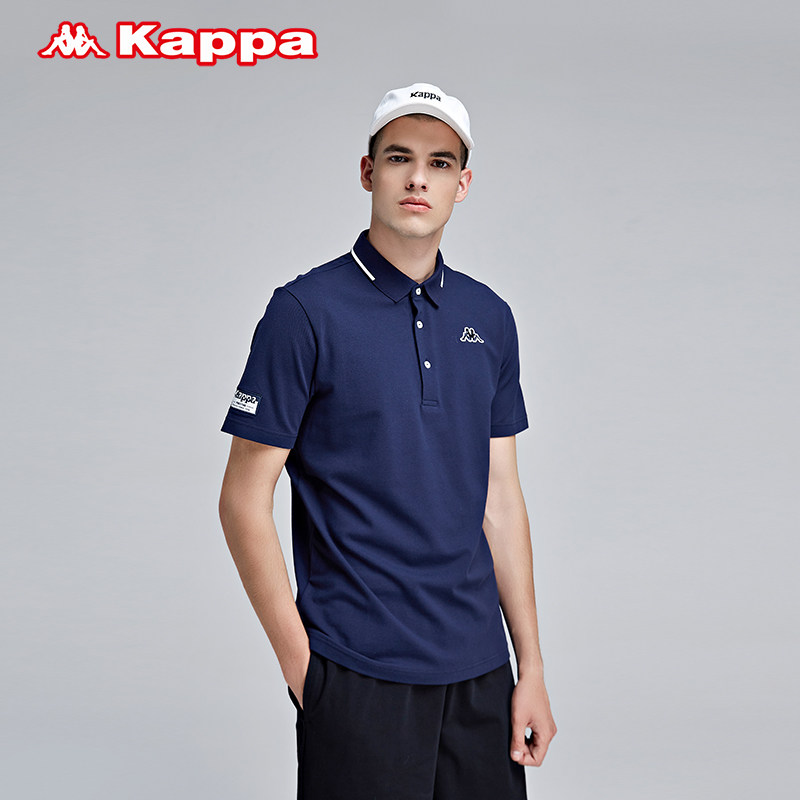 Kappa Capa short sleeve male POLO shirt upright collar short sleeve summer casual T-shirt half sleeve K0B32PD01