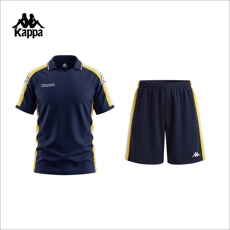Kappa Back-To-Back Sports Polo Shirt Set Men's Football Training Short-Sleeved T-Shirt Shorts Casual Two-Piece Set Kappa Back-To-Back Sports Polo Shirt Set Men's Football Training Short-Sleeved T-Shirt Shorts Casual Two-Piece Set