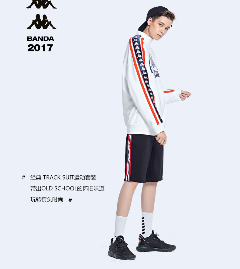 KAPPA Kappa BANDA dây áo len nữ thể thao áo thun dệt kim giản dị | K0762WT04 - Thể thao lông cừu / jumper áo polo dài tay