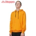 KAPPA Nhãn hiệu vuông Kappa cho nam và nữ áo len giản dị áo hoodie | K0852MT24M - Thể thao lông cừu / jumper hoodie đen Thể thao lông cừu / jumper