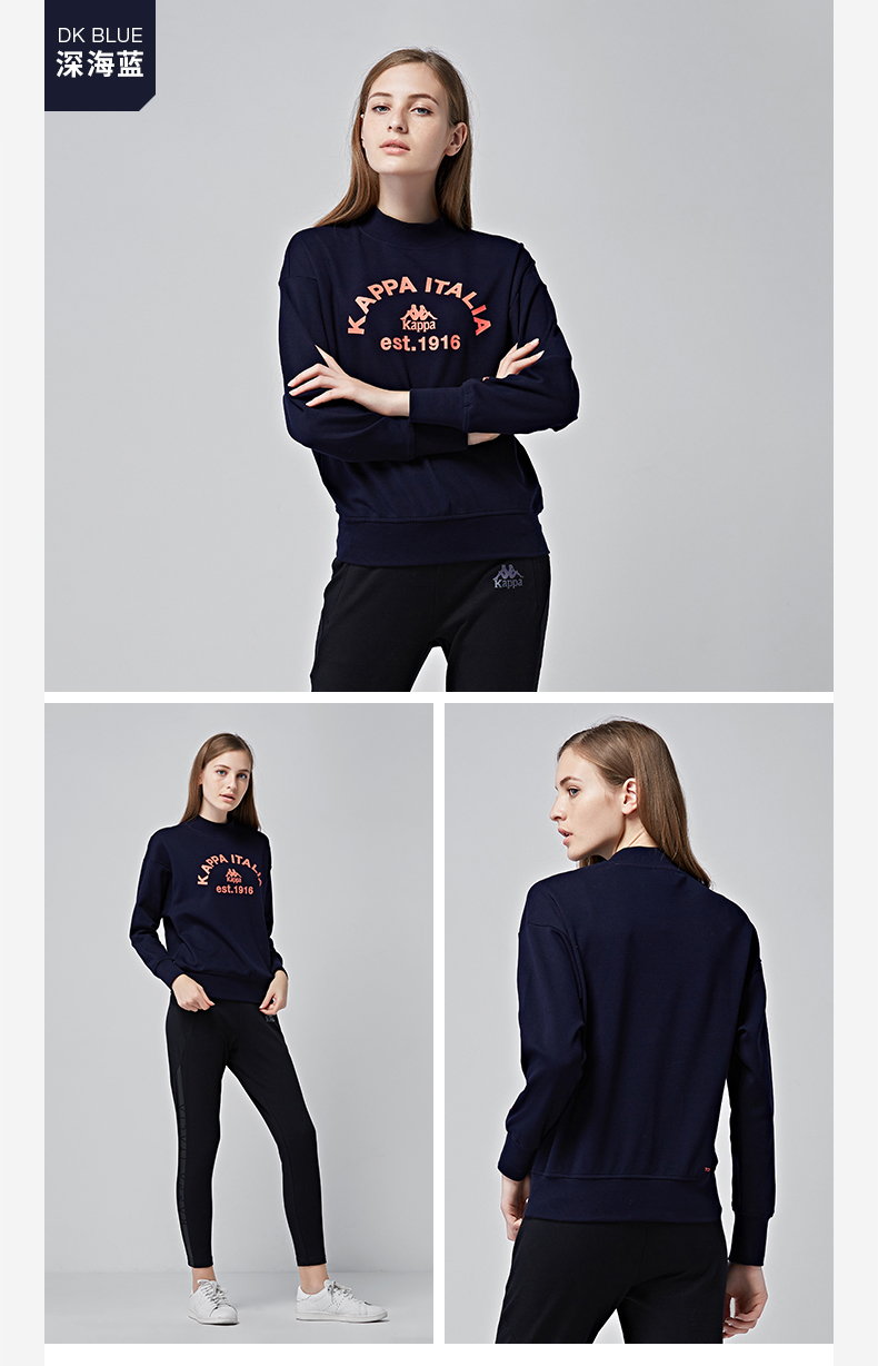 Áo len thể thao của phụ nữ Kappa Áo len đan áo thể thao | K0762WT10D ao hoodie