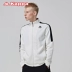 KAPPA Kappa Cặp đôi nam nữ áo khoác thể thao Áo len cardigan Áo dài tay giản dị 2018 Sản phẩm mới áo khoác new balance nữ Áo khoác thể thao / áo khoác