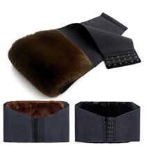 New plus velvet padded waist plus velvet belt to keep warm for men and women warm Palace stomach and stomach belly thickened large size