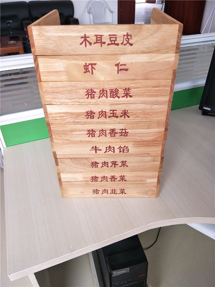 Nhà vợ rắn gỗ tấm khay hình chữ nhật món ăn bánh bao tấm gỗ đặt tủ lạnh nhanh chóng- miễn phí phòng bánh bao khay đũa gỗ mun