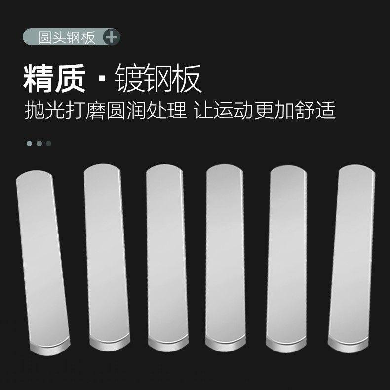 Weight-bearing steel plate running sandbag leggings lead block steel plate filled vest adjustable weight round head plated steel plate iron