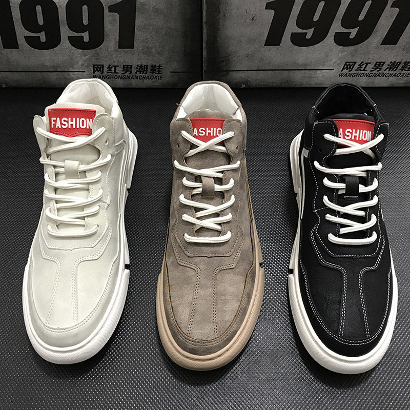 Kuaishouhongren same style men's shoes 2019 spring new product low top shoes men's Korean version all-match breathable sports casual shoes men