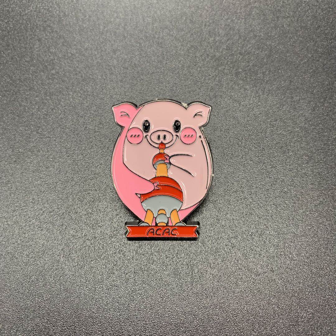 ACAC2019 Season Shanghai Stand Pearl Pig Badge