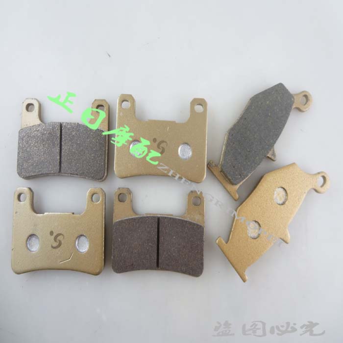 600 750 06-10 K6 K7 K8 K9 nhỏ R trước và sau phanh đĩa kim loại đồng thau phanh trước và sau - Pad phanh phanh xe máy