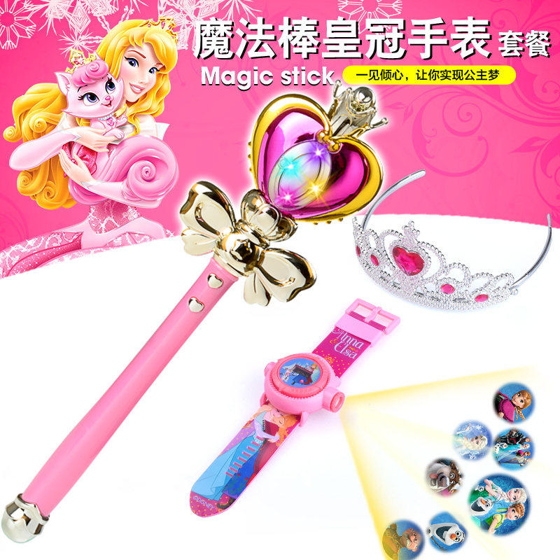 Children's Day gift beautiful girl magic wand dream fairy stick little magic fairy luminous music turned toy