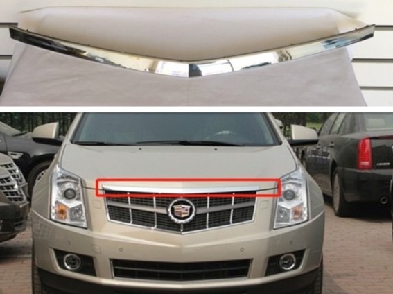 Suitable for Cadillac SRX cover bright strip front cover decoration strip middle net bright strip cover decoration strip