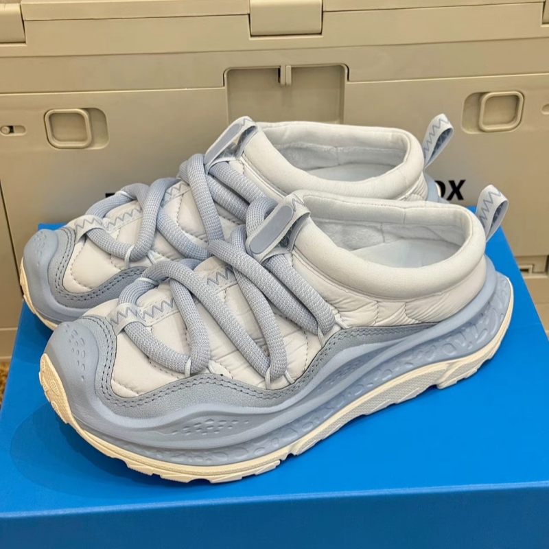 【Putian High/Version】Caterpillar Lazy Style Slip-On Thick-Soled Chunky Shoelace Bread Shoes Outdoor Casual Shoes
