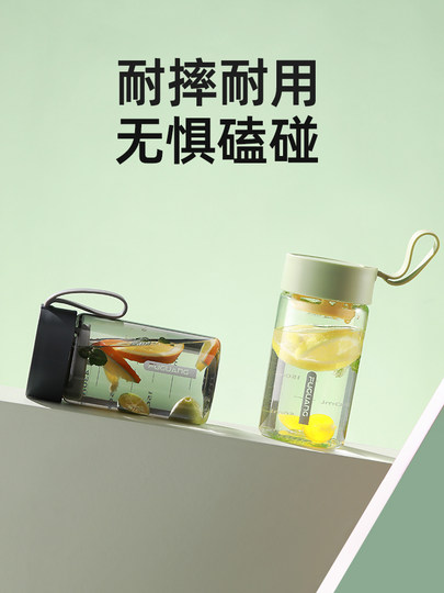 Fuguang Tritan Water Bottle for Women, High-Looking Portable Coffee Cup, Special Cup for Students and Children Going to School, High Temperature Resistant for Men