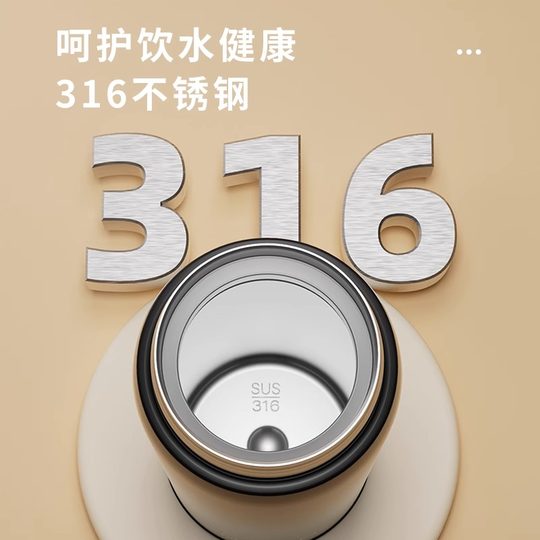 Fuguang Stainless Steel Thermos Cup for Women, High-Looking Portable New Style Water Cup for Boys, Students and Kidsren Going to School with Pop-Up Lid