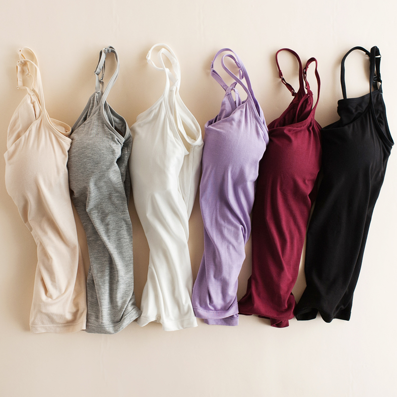 Maternity yoga suit vest fitness top training modal with chest pad Yoga suit sleeveless gym autumn and winter models