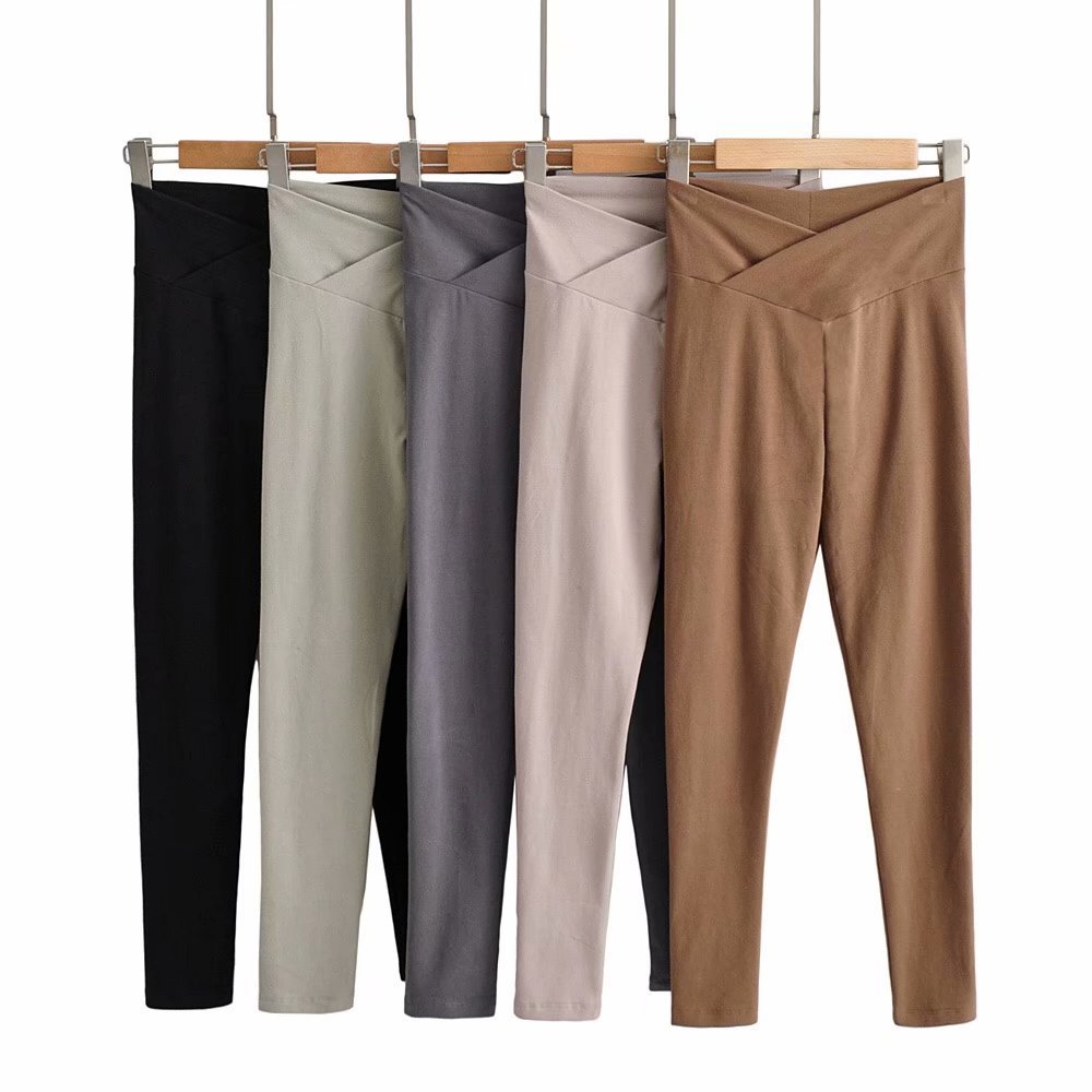Spring and summer new pregnant women wear low-rise pants outside the abdomen cotton stretch yoga pants pregnancy fitness pants leggings