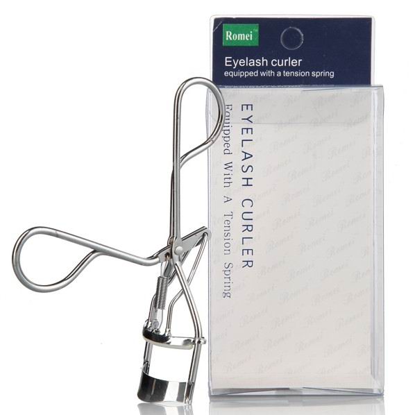 Stainless steel mascara roll up and persistent without clamping eyelid leather replacement plastic cushion eye eyelash clip gold black silver