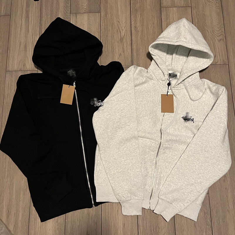 Stu Basic Zip Hoodie Sweatshirt Jacket