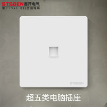 Type 86 WALL CONCEALED BROADBAND INFORMATION SOCKET NETWORK PORT PANEL ULTRA FIVE TYPE NETWORK WIRE SOCKET COMPUTER SOCKET