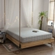 Bông bông rửa giường khăn trải giường Li mảnh bông kẻ sọc bedspread Simmons bộ của 1.8m1.5m1.2m lúa đồng bằng - Trang bị Covers Ga chun và ga phủ