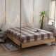 Bông bông rửa giường khăn trải giường Li mảnh bông kẻ sọc bedspread Simmons bộ của 1.8m1.5m1.2m lúa đồng bằng - Trang bị Covers Ga chun và ga phủ