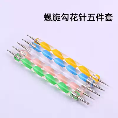 Spiral brush heat shrink sheet soft pottery clay DIY hand tool