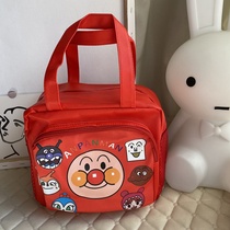 Cartoon large capacity PU waterproof mommy bag multifunctional storage bag baby milk powder diaper portable shoulder bag