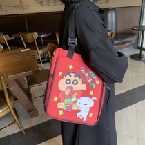 Cartoon Crayon small new insulation bag lunch bag Snoopy bag shoulder Hand bag mommy bag