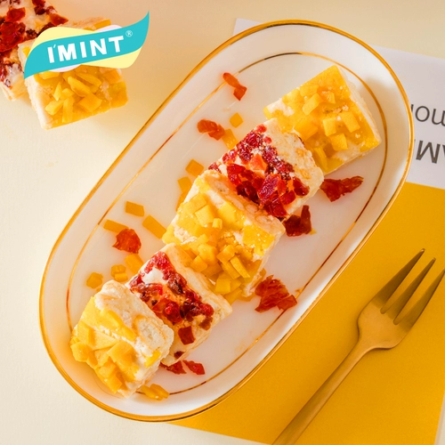 Imint [Специальное предложение] Снежного хрустящего говяжьего молока Gosh Biscuits Crossberberry Flavor Shaqima повседневная сеть красная закуска L