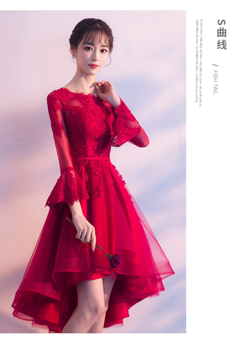 Robe de soirée manchon de cloche - Ref 3210782 Image 21