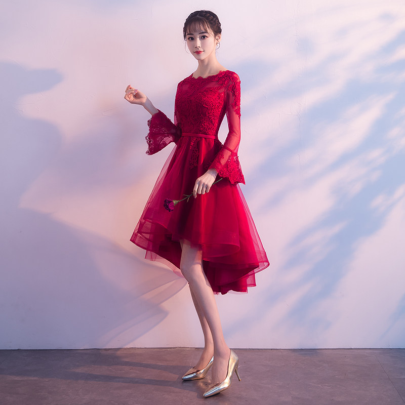 Robe de soirée manchon de cloche - Ref 3210782 Image 3