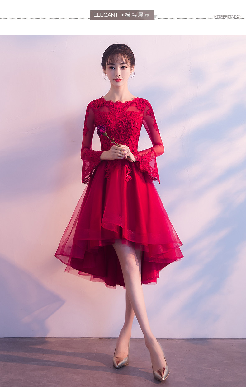 Robe de soirée manchon de cloche - Ref 3210782 Image 15