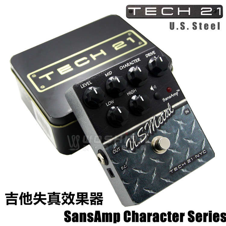 Tech21 SansAmp Character SeriesU s Steel Guitar Distortion Effectors