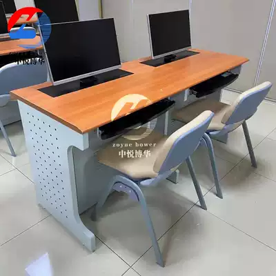 All hidden computer desk paperless conference desk desk training room computer room modern electric lift desk
