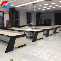 Command center dispatching desk computer operating desk round computer desk monitoring room console special-shaped customized operating desk
