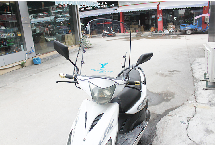 Xe máy phía trước kính chắn gió xe điện 125 xe ba bánh cao rộng kính chắn gió trong suốt che mưa kính chắn gió vision