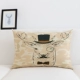 Gối thắt lưng sofa cotton lanh gối nai sừng tấm Bắc Âu đơn giản dải eo pad xe hình chữ nhật đệm với lõi tay áo gối tựa ghế sofa