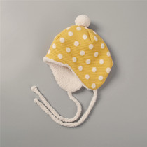 Childrens hats winter baby ear caps cute super cute girls fashion foreign baby hats autumn and winter infants
