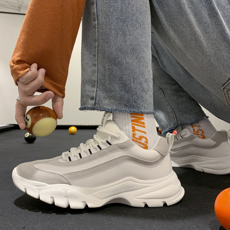 Men's shoes sneakers men's tide shoes Korean fashion art Joker shoes Harajuku casual shoes breathable Torre shoes