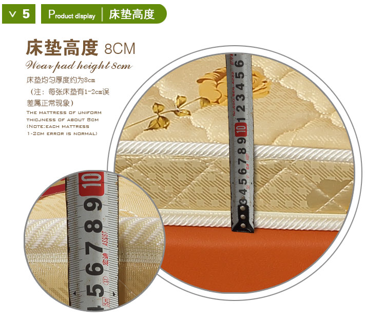 10cm kép sử dụng cọ dừa tự nhiên nệm Simmons nệm lò xo mat xanh - Nệm giá đệm