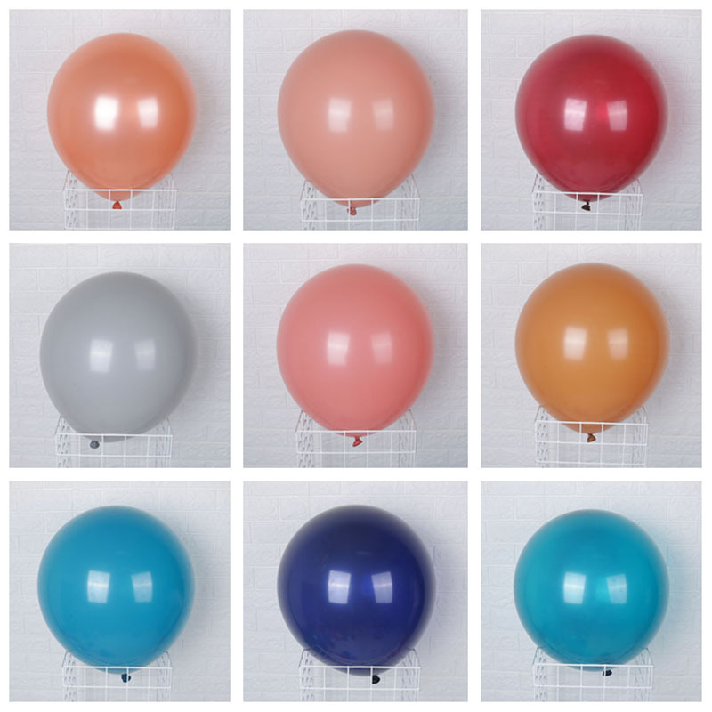 18 inch round latex new hummus powder balloon decoration retro pink teal blue wedding gift burgundy room layout