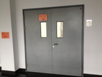 Fire gate Class A steel security door double Open single open large fire door custom installation modern simple sound insulation