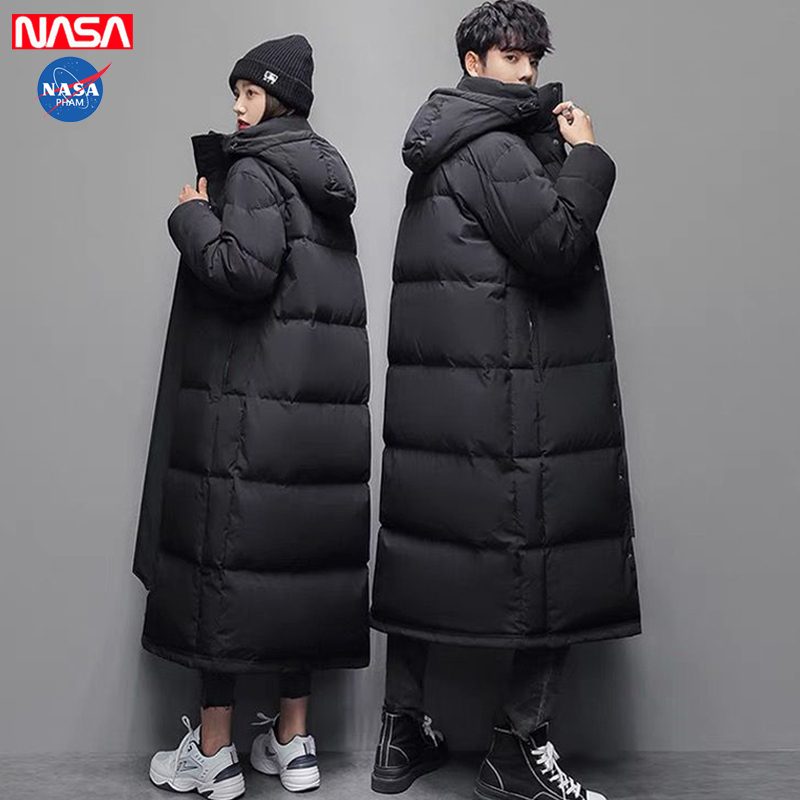 Men's Extra-Long Parka down Jacket, Mid-Length Over-The-Knee Winter Thickened and Extended Cotton Coat, Women's Warm Couple's Coat Men's Extra-Long Parka down Jacket, Mid-Length Over-The-Knee Winter Thickened and Extended Cotton Coat, Women's Warm Couple's Coat