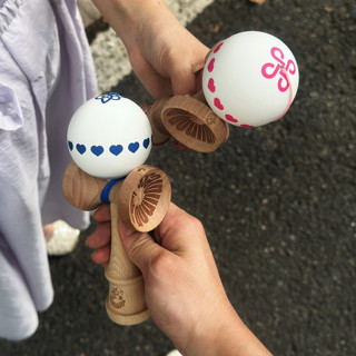 Monster kendama house doomsday lovers series rubber paint kendama professional competition novice trendy skills sword ball