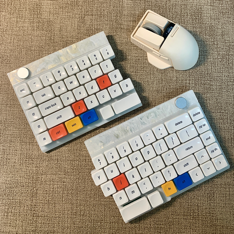 Keycraft Workshop Lck - Time-Themed Keycaps Pbt Dye-Sublimation Low-Profile Keycap Set