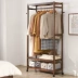 Giá treo đồ gia dụng phòng ngủ sáng tạo giá treo quần áo đơn giản hiện đại móc áo sàn đa chức năng giá treo áo gỗ - Kệ