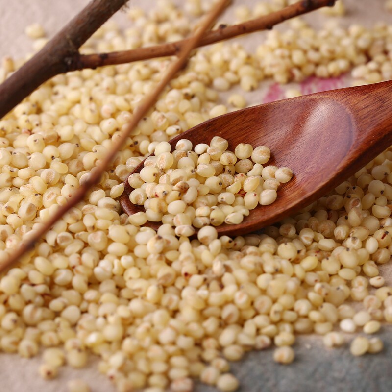 [USD 5.08] Peeled Sorghum New Sorghum High Quality 500g Farmhouse White ...