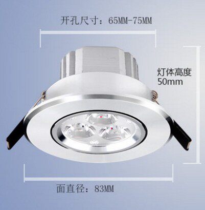 Red Blue Marine Caravan with 12V3WLED ceiling light cylinder light LED spotlight 24V spotlight cylinder light DC bullseye lamp