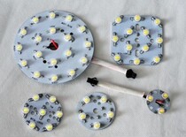 LED track lamp Spotlight Cylinder lamp Pearl plate aluminium base plate 3W5W7W9W12W15W18W tile liner wick accessories